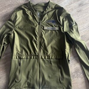 Nike Olive Patriots Bomber Jacket